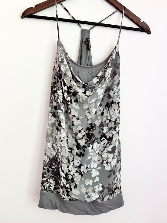 Express Tops - Express Y2K Layered Cowl Neck Tank